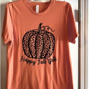 Happy Fall Y’all Short Sleeve T-shirt Size M
